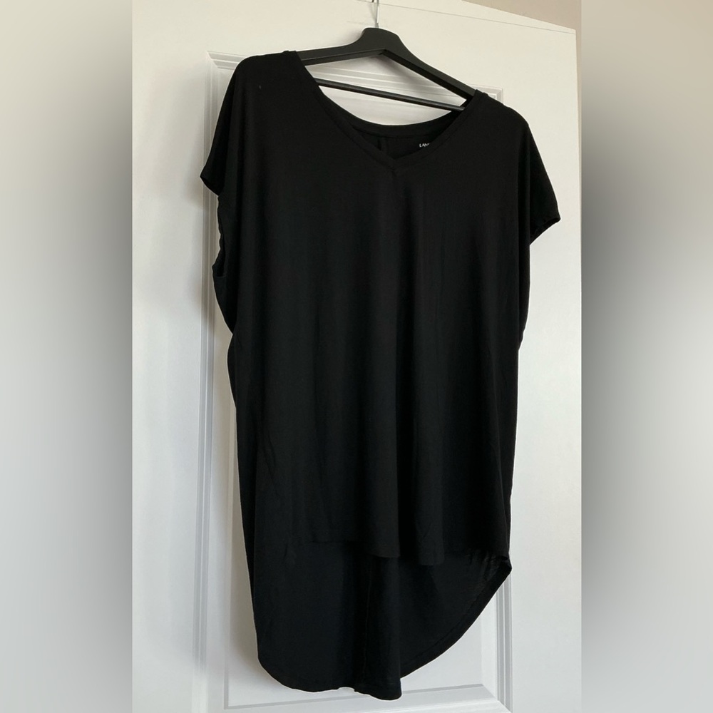 Lane Bryant Black Sleeveless Top